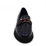 Ara mocassin blauw lakleer 31209-14